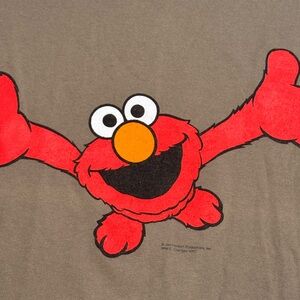 Vtg Elmo changes single stitch tee-L(22x28)